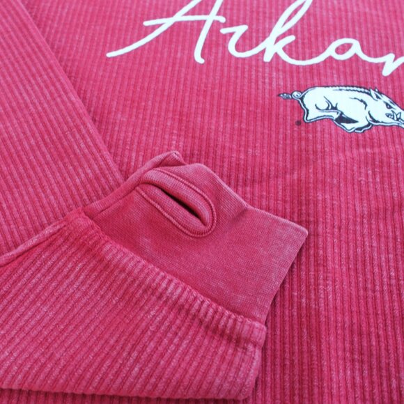 ❤️Arkansas Razorbacks Comfy Cord Vintage Wash Pullover - Picture 3 of 6